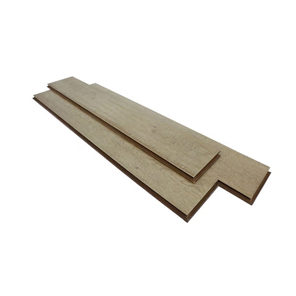 Plancher de bois franc d'ingénierie emboîtable Home Decorators en chêne Huronien, 5 po de largeur x 5 po de longueur aléatoire (25,83 pi²/caisse)
