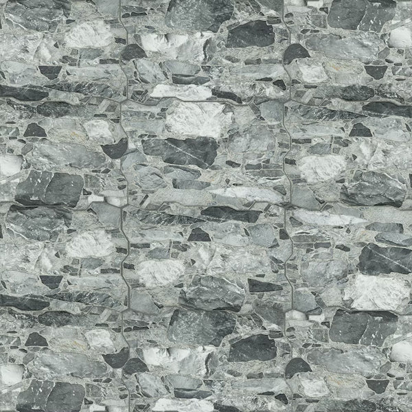 Merola Tile Rambla Grafito Porcelain Tile 0.39 inch Thickness 14.63 inch Width 14.04 sq. ft. Coverage Matte Textured Stone Look