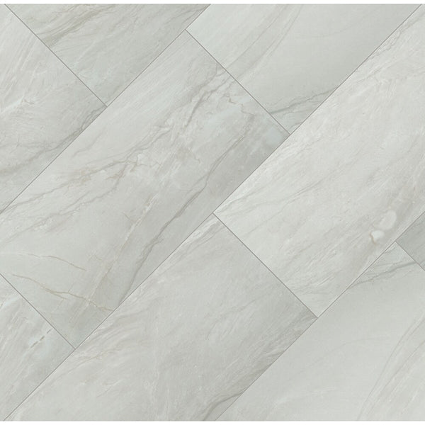 MSI Stone ULC Urban Grey Porcelain Tile 0.38 inch Thick 12 inch x 24 inch Polished Marble Look