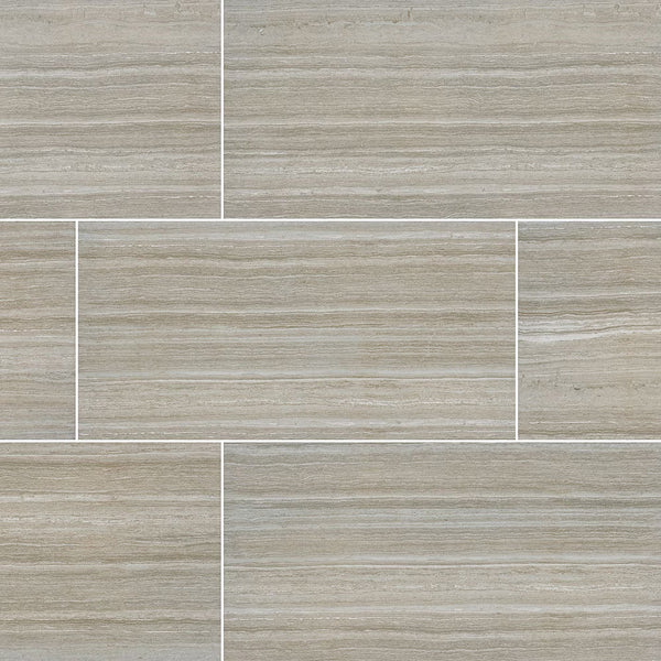 MSI Stone ULC Charisma Silver 12 inch x 24 inch Rectified Glazed Ceramic Floor and Wall Tile – 16 Sq. Ft. Coverage per Case