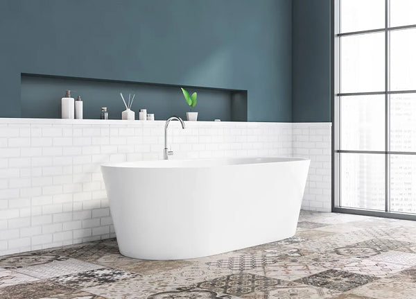 Cementina Porcelain Tile, 12 in. x 12 in., Beige – 19.59 sq.ft./box