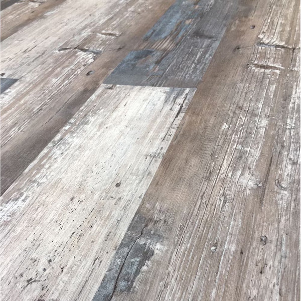 Deco Products COLORS Floor and Wall Rumba Aged 6-inch x 36-inch Painted Style Luxury Vinyl Plank (30 sq.ft. / Case)