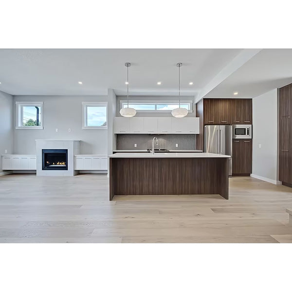 Goodfellow NC Wirebrushed Salsa Oak 3/4-in Thick x 7.5-in Wide x Varying Length Engineered Flooring (26.20 sq.ft. / Case)