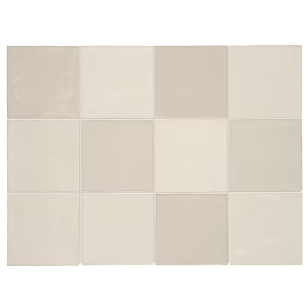 Anatolia Moroccan Desert Glossy Pressed Ceramic Wall Tile 0.35 inch Thick 4.92 inch W 12.16 sq ft/case