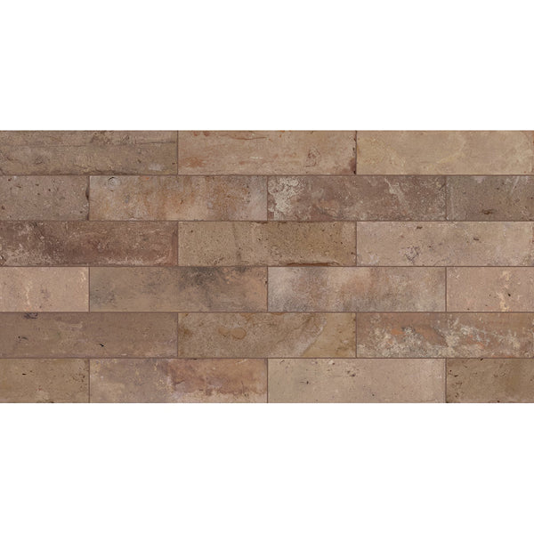 Anatolia Sahara Brick Porcelain Tile – 0.32 inch Thick, 3 inch x 12 inch, 4.84 sq.ft/Case – Matte Pressed Brick Look Finish