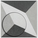 Load image into Gallery viewer, Merola Tile Twenties Diamond Mini Ceramic Floor and Wall Tile 4 inch Width 4 inch Length 12.72 sq ft/case Patterned Glossy Finish