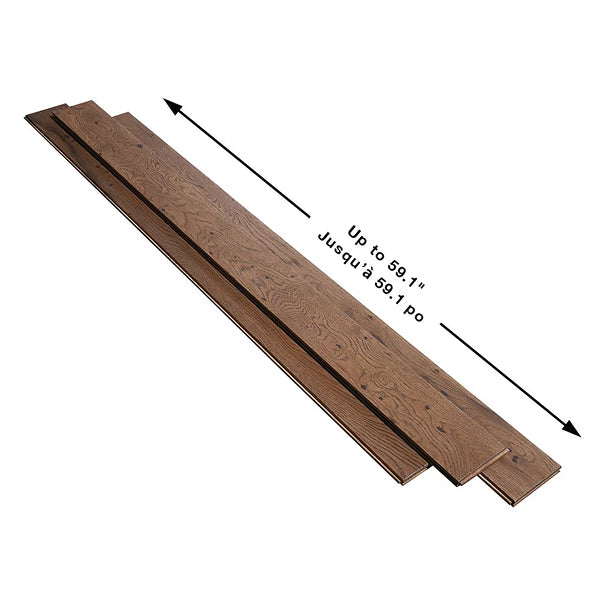 Malibu Wide Plank French Oak Ocean City solid hardwood flooring with matte finish








