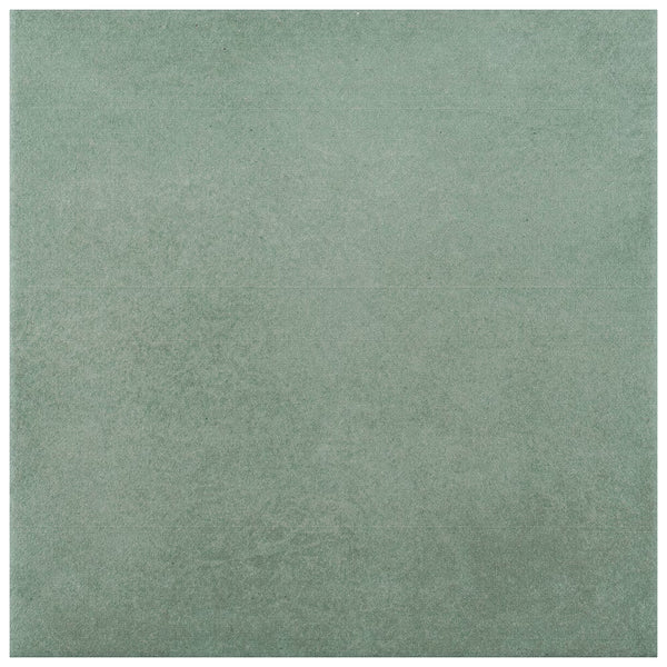 Merola Matter Green Porcelain Tile 0.31 inch Thick 6 inch x 6 inch 6.5 sq. ft./case Textured Mixed Finish
