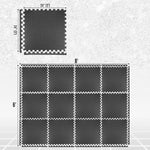 Load image into Gallery viewer, CAP Barbell 24 inch x 24 inch x 1/2 inch Multi-Use Interlocking Puzzle Exercise Mat – 12 Piece EVA Foam Gym Flooring Set Covering 48 sq. ft.