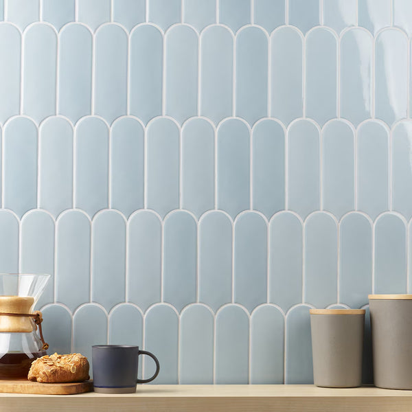 Ivy Hill Tile Aerial Blue 2.83 inch x 7.67 inch Polished Ceramic Wall Tile – 5.15 Sq. Ft. Coverage per Case