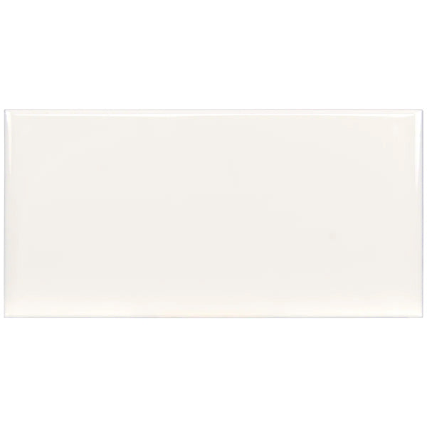 Segment 3 in. x 6 in. Glossy Ceramic Subway Wall Tile