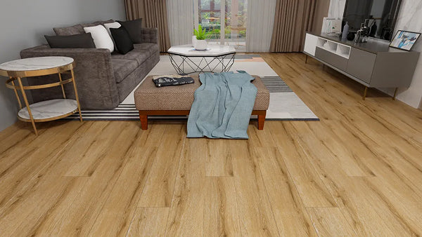 AMBIANCE Vinyl Floor SPC Bibbao 5.2 mm Click Lock Luxury Vinyl Tile Flooring (24.03 sq.ft./case)