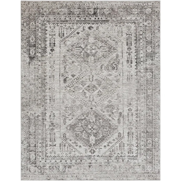 Fitz Oriental Charcoal Area Rug