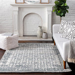 Charger l'image dans la visionneuse de galerie, GlucksteinElements Isobel Ivory/Olive 9 ft. x 12 ft. Indoor Area Rug – Modern Moroccan Style Rug