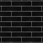Charger l'image dans la visionneuse de galerie, MSI Stone ULC Castillo Matte Black 3 inch x 12 inch Ceramic Wall Tile 5.72 sq ft/case – Subway Style Matte Finish