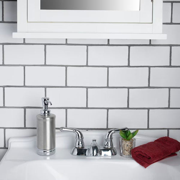 Merola Tile Chester Matte Bianco 3 inch x 6 inch Ceramic Wall Tile – 5.72 sq. ft. per Case, Matte Smooth Finish