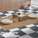 Charger l&#39;image dans la visionneuse de galerie, 12&#39;&#39; x 12&#39;&#39; Peel and Stick Vinyl Floor Tiles, Black &amp; White Marble (15 Tiles per Color)
