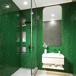Load image into Gallery viewer, Merola Tile Viva Hex Antic Verde Ceramic Wall Tile 5.88 inch Width 6.75 inch Length 9.24 sq ft/case Glossy Hexagon Finish