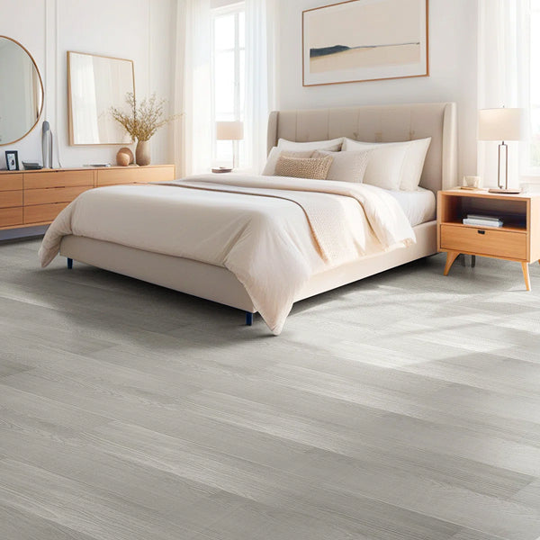 6'' W X 36'' L Peel and Stick Luxury Vinyl Floor Plank, Rigid Core Vinyl Flooring Wood Look (Set of 36)