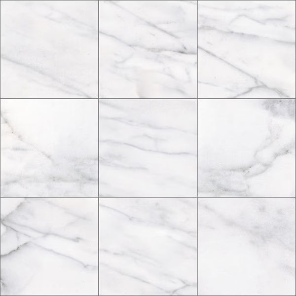 Anatolia Carrara HD Porcelain Tile 0.30 inch Thick 12 inch x 12 inch 13 sq ft/case Stone Look Matte