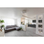 Charger l'image dans la visionneuse de galerie, ProSelect Plus Versailles 7.1-in W x 48-in L x 6.5-mm Grey Oak Interlocking Vinyl Plank Flooring - 18.91-ft²/Box