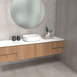 Load image into Gallery viewer, Dal Tile Cove Quill Gray 12 inch x 24 inch Glazed Porcelain Floor and Wall Tile Stone Look