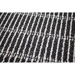 Load image into Gallery viewer, StyleWell Acton 3 ft x 6 ft Polypropylene Loop Yarn with Non-Slip Backing Black Doormat
