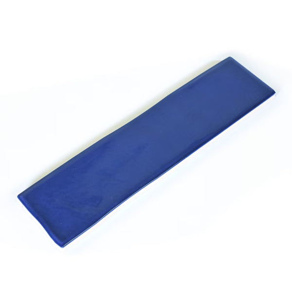 Modamo Santa Clara Glossy Blue Ceramic Wall Tile 0.315 inch Thick 2.87 inch Wide 6 sq. ft. per Case – Glossy Subway Finish