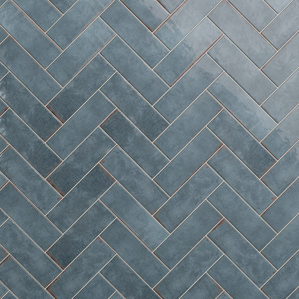 Ivy Hill Tile Santa Fe Blue 4 inch x 11.96 inch Polished Ceramic Wall Tile – 10.76 Sq. Ft. Coverage per Case