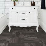 Load image into Gallery viewer, FloorPops Raven Peel &amp; Stick Floor Tiles Set of 20