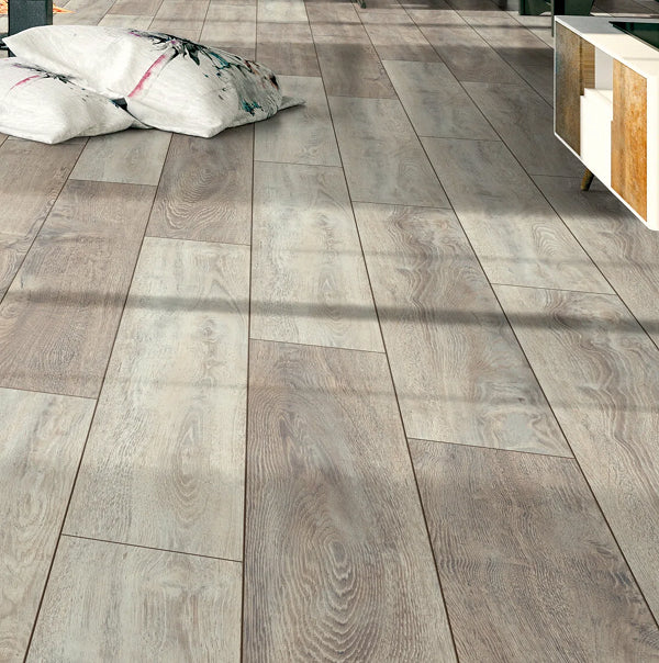 Mercury Oak Laminate Flooring 10 in. W x 55 in. L 8mm Laminate Flooring (21.75 sq.ft./case)