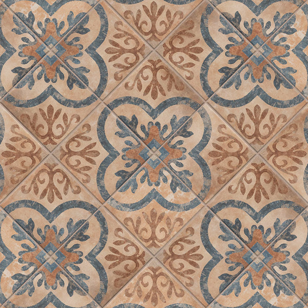 Merola Tile Americana Newton Porcelain Tile 0.45 inch Thick x 8.75 inch Wide – 11.25 sq. ft. Coverage – Matte Textured Finish
