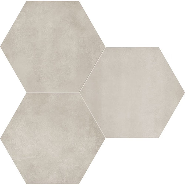 Anatolia Artisano Noce Hexagon Porcelain Tile 0.35 inch Thick 7 inch x 8 inch 2.8 sq. ft./Case Matte Marble Look Floor and Wall Tile