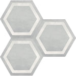 Load image into Gallery viewer, Anatolia Artisano Quartz Hexagon Frame Porcelain Floor &amp; Wall Tile 0.35 inch Thick x 6.89 inch Wide – 2.8 sq. ft./Case, High Definition Matte Finish