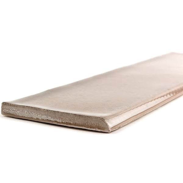Ivy Hill Moze Gray 3 in. x 12 in. Ceramic Bullnose Wall Tile Trim
