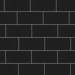 Load image into Gallery viewer, Merola Tile Crown Heights Matte Black 3 inch x 6 inch Ceramic Wall Tile 5.72 sq. ft./case – Textured Matte Subway Finish