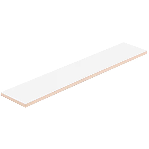 Anatolia Metro White Glossy 2 inch x 12 inch Ceramic Wall Tile 7.10 sq. ft./case – Glossy Glazed Finish