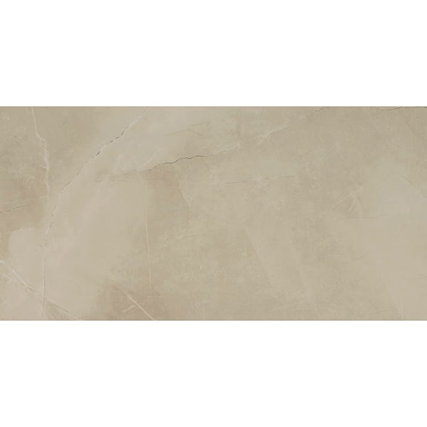MSI Stone ULC Sande Cream 12 inch x 24 inch Glazed Porcelain Floor and Wall Tile – 16 sq. ft. per Case, Polished Stone Look Finish