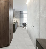 Load image into Gallery viewer, NATUR METAL Light Grey 12 in. W x 24 in. L 5.3mm Luxury Vinyl Tile Flooring (26.03 sq.ft./case)