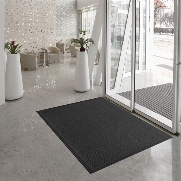 Multy Home Dash Black 4 ft. x 6 ft. Commercial Rubber Door Mat, Indoor / Outdoor Use