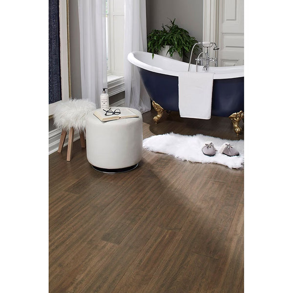 OptiWood Tanned Leather Waterproof Engineered Hardwood Flooring – 5 in. Wide, Varying Length (16.68 sq. ft./Case)