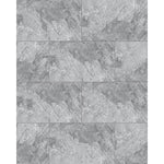 Load image into Gallery viewer, Malena Carbon Ceramic Wall Tile 10 inch Width 16 inch Length 10.76 sq ft/case Glossy Charcoal Marble Look