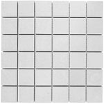 Charger l'image dans la visionneuse de galerie, Ivy Hill Tile Copley Bianco Porcelain Mosaic Tile 0.39 inch Thick 12 inch x 12 inch 5.82 sq ft/case Matte