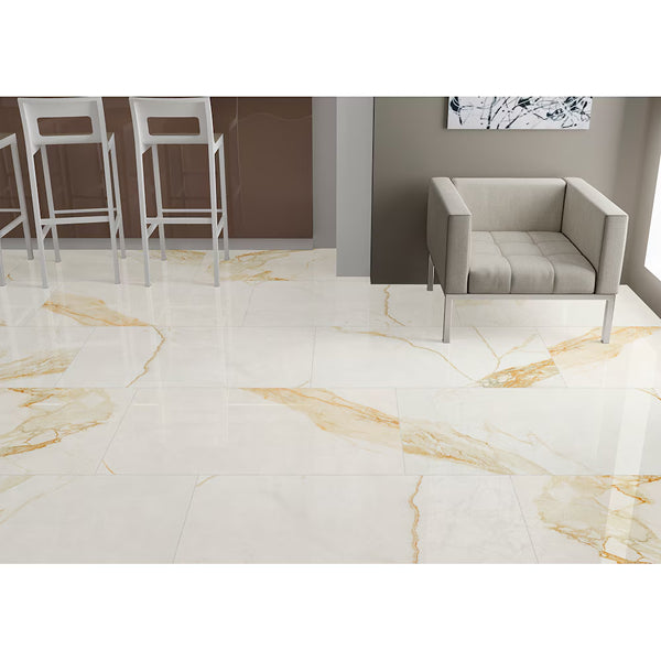 MSI Stone ULC Amalfi Sunset 24-inch x 48-inch Polished Porcelain Floor and Wall Tile (16 sq. ft./Case)