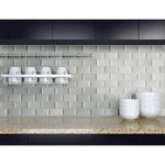 Load image into Gallery viewer, Segment 3 in. x 6 in. Beveled Glossy Ceramic Subway Wall Tile