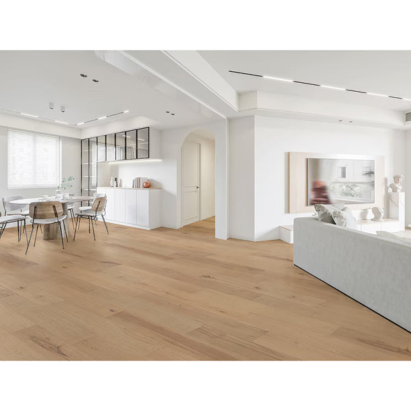 Lifeproof Morning Maple Random L x 6.5 in. W x 7mm Beige Interlocking Engineered Waterproof Hardwood Flooring (21.80 sq.ft./case)
