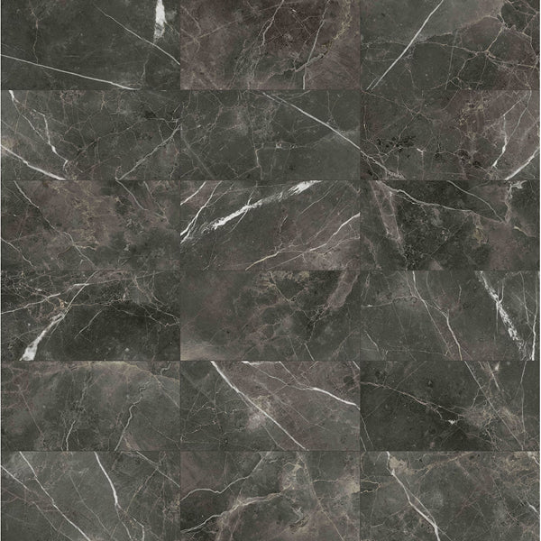 Anatolia Lumino Carbon Porcelain Tile 12 inch x 24 inch 15.5 sq. ft./case Matte Pressed Glazed Stone Look Finish