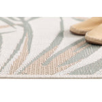 Charger l'image dans la visionneuse de galerie, Hampton Bay Palm Leaf Green/Beige 8 ft. x 10 ft. Indoor/Outdoor Area Rug