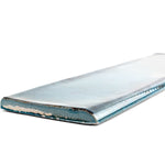 Charger l'image dans la visionneuse de galerie, Ivy Hill Moze Blue 3 in. x 12 in. Ceramic Bullnose Wall Tile Trim