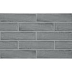 Load image into Gallery viewer, Anatolia Teramoda Charcoal 3 inch x 12 inch Glossy Pressed Glazed Ceramic Wall Tile – 10.66 Sq. Ft. Coverage per Case